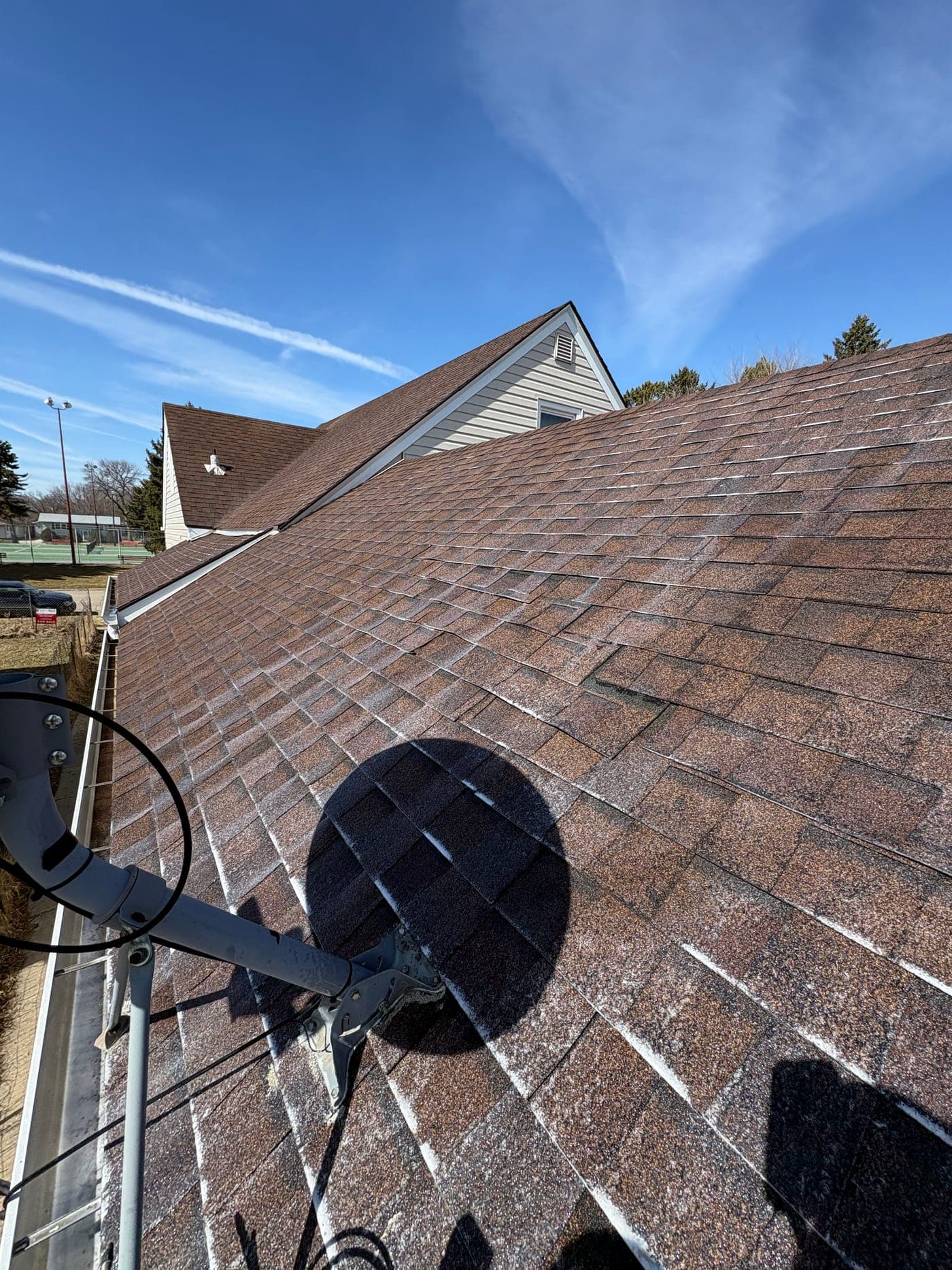 A freshly rejuvenated asphalt shingle roof in the Fargo-Moorhead area